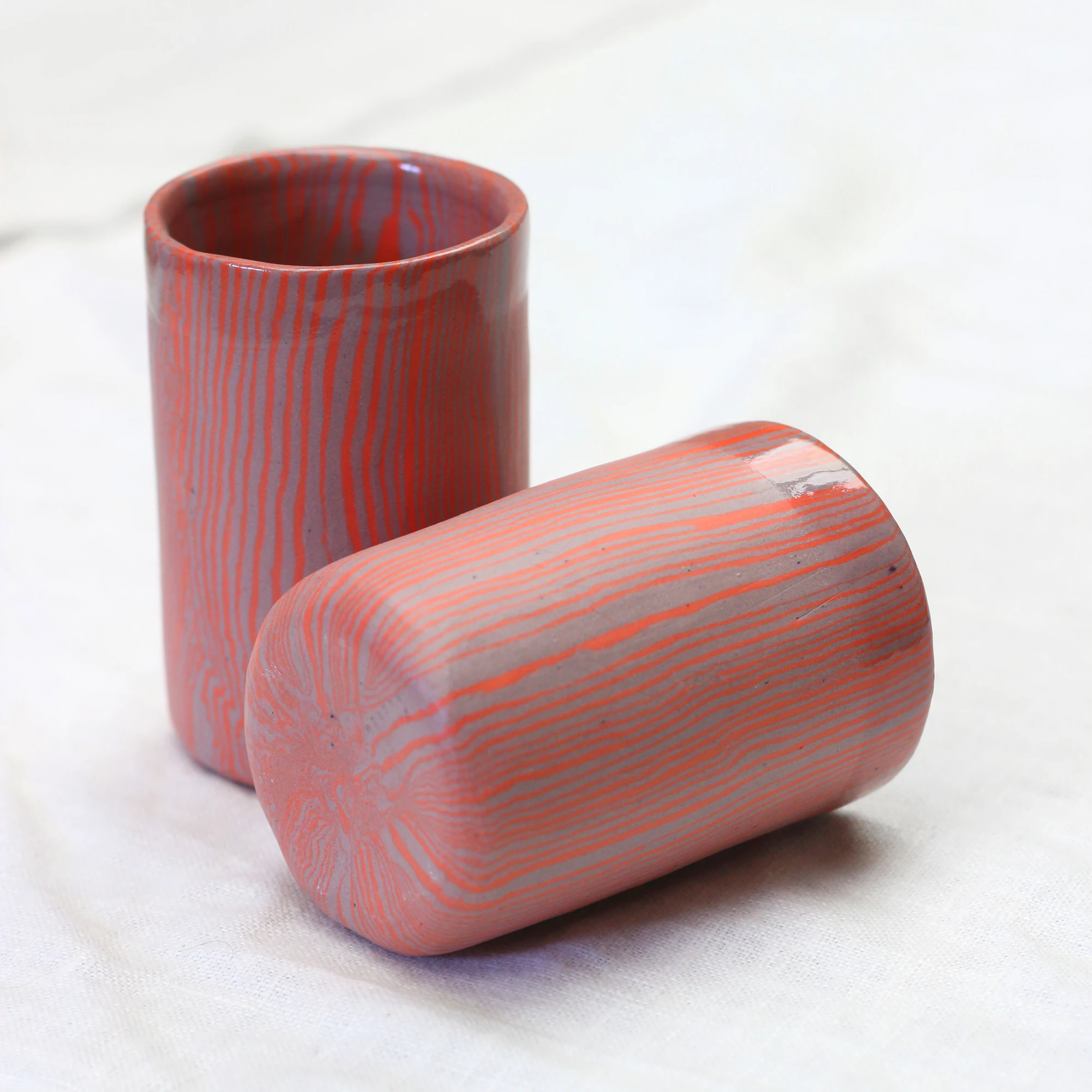 Nerikomi Cup / Acid Orange - Image 3