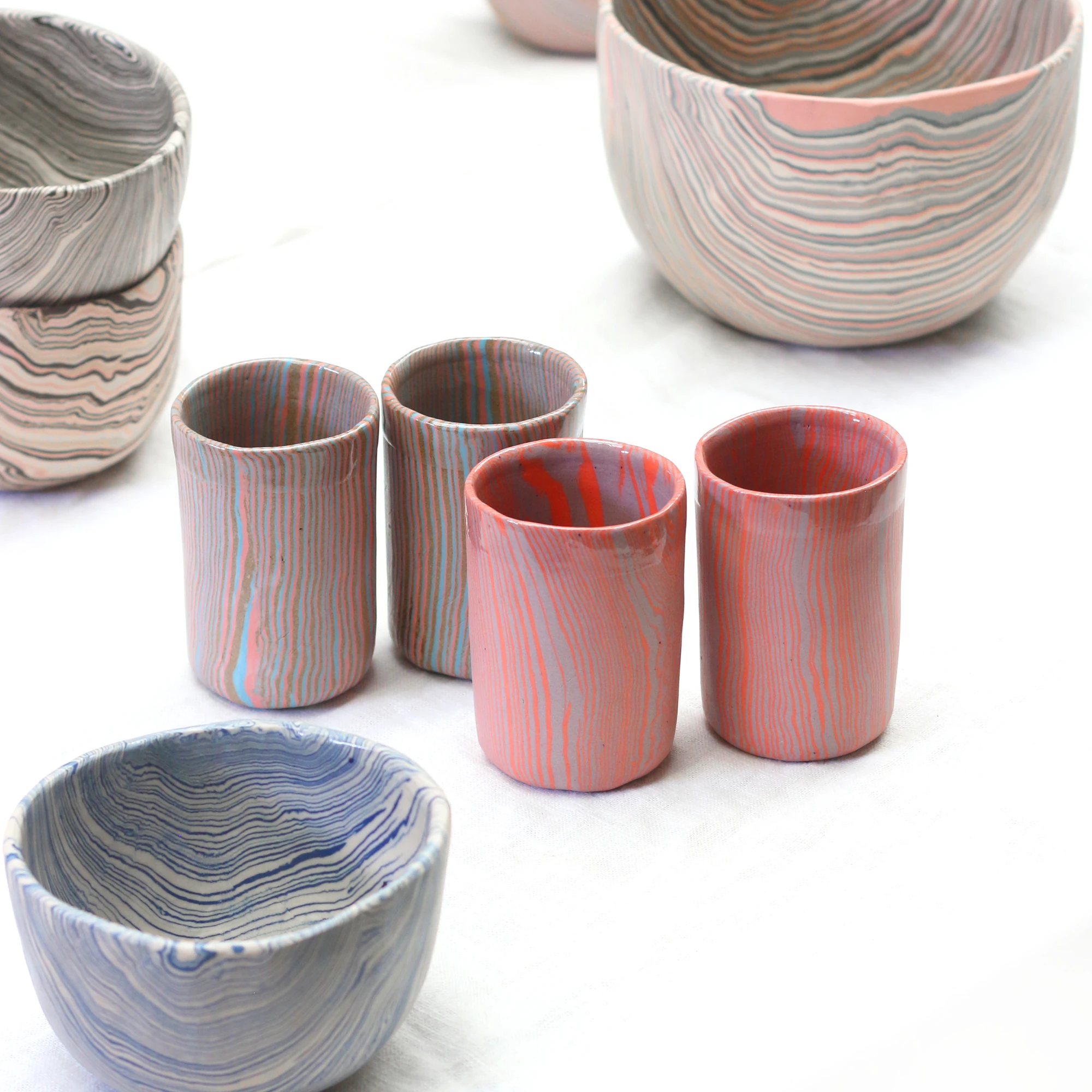 Nerikomi Cup / Acid Orange - Image 2
