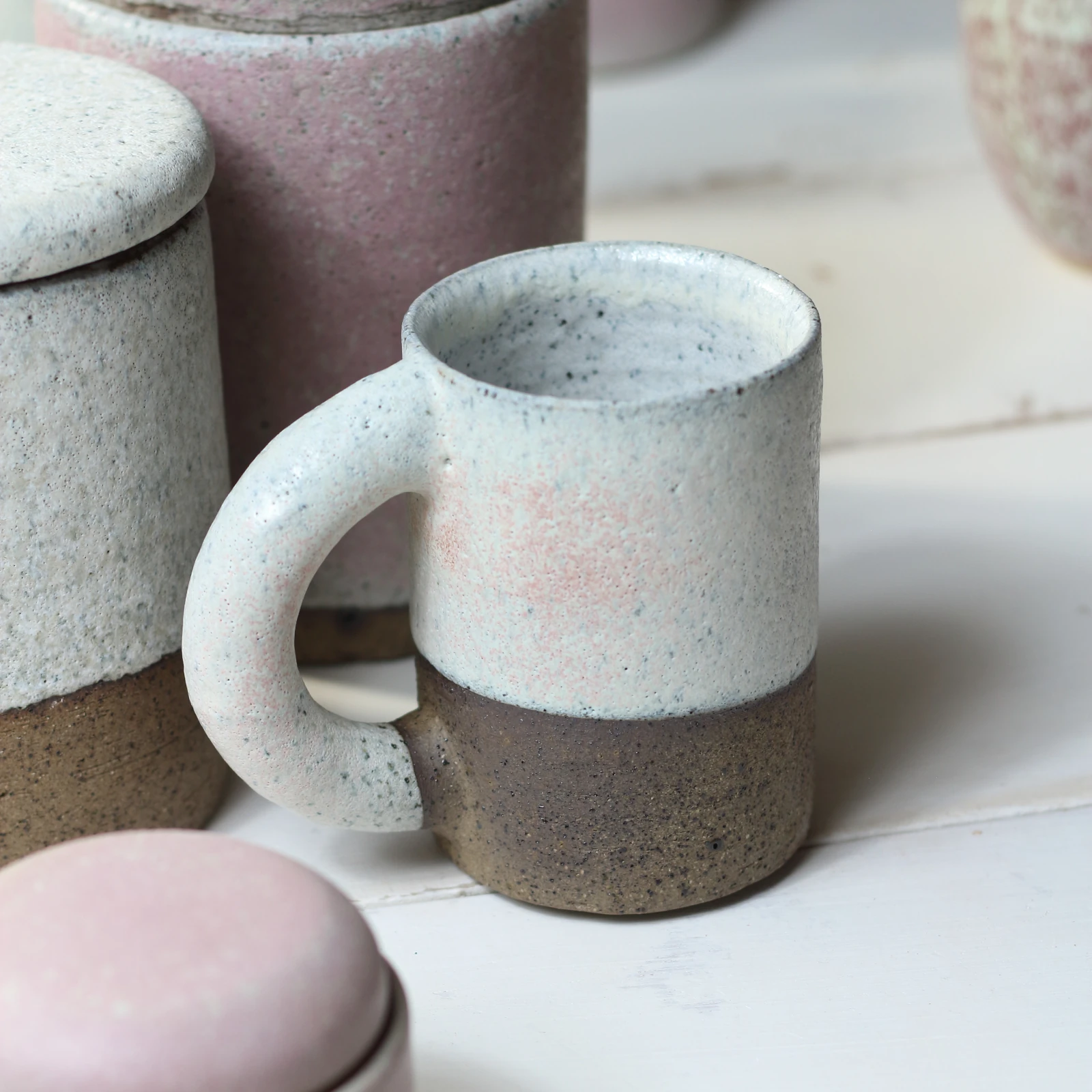 Recycled Stoneware Mug / White - Image 2