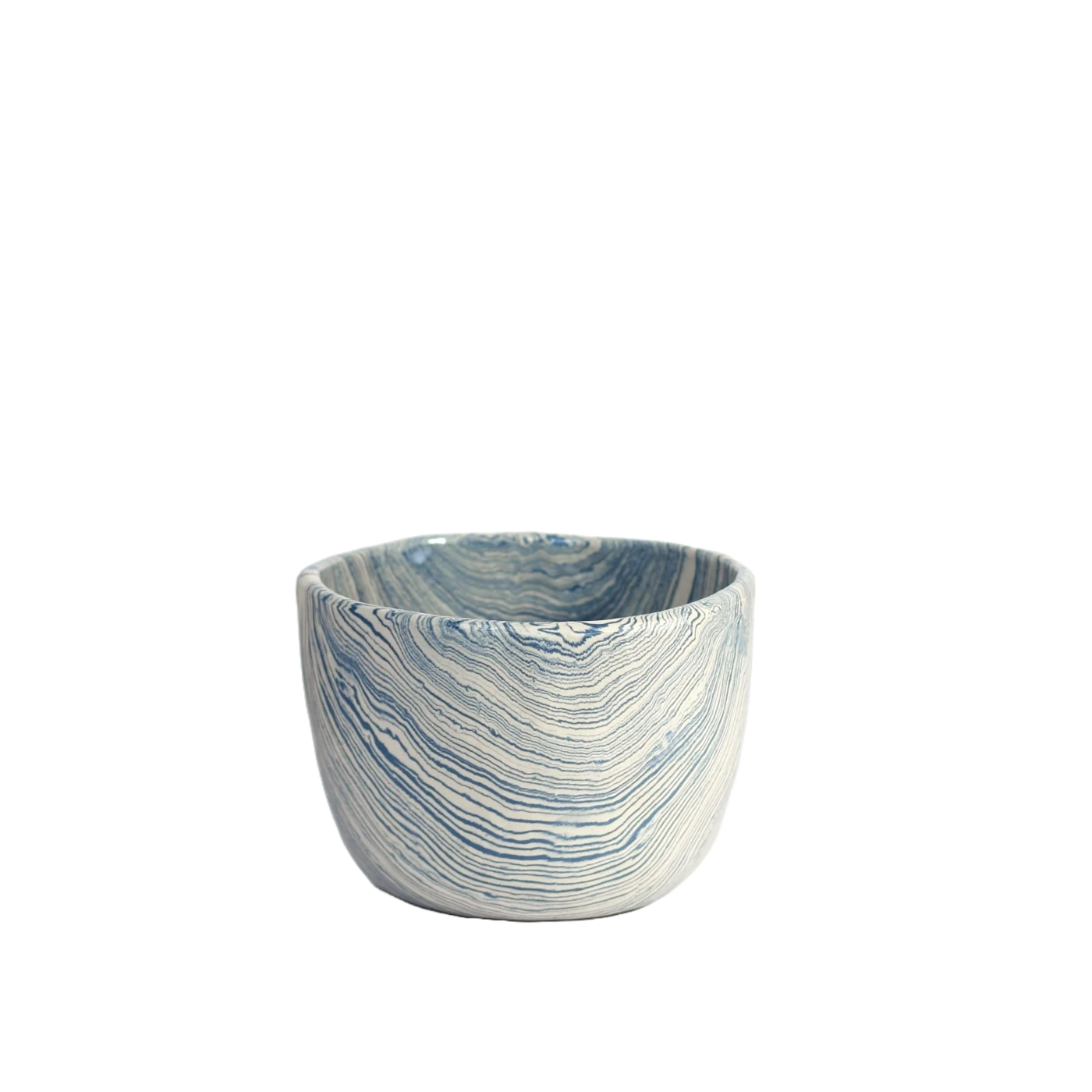 Small Nerikomi Bowl / Royal Blue